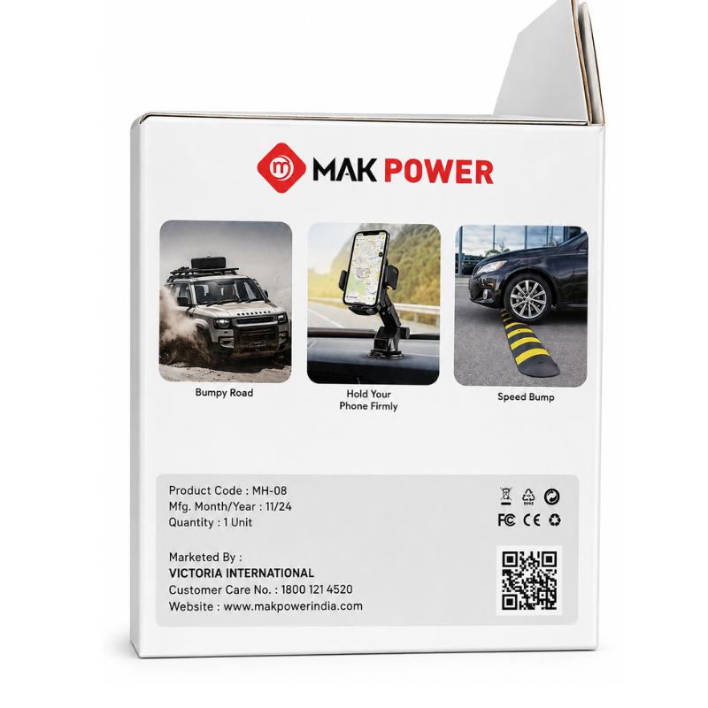 MAKPOWER HoldSnap Professional 360° Car Phone Holder (MH-08) - Image 2