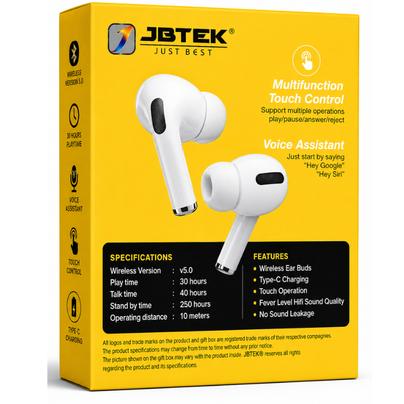 JBTEK Pro-Champ JB-A89 True Wireless Earbuds - Image 2
